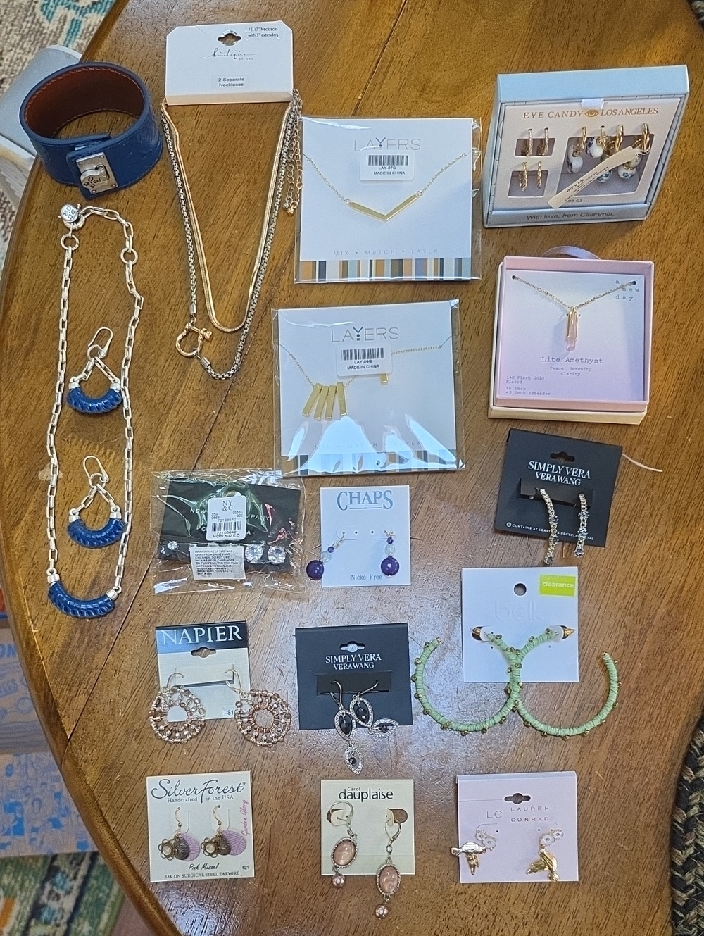 Assorted Earrings and Necklaces - Large Lot - Mixed Brands